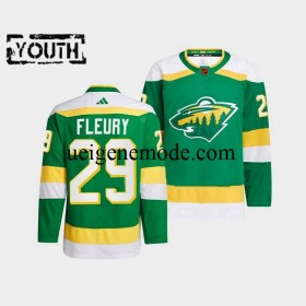 Kinder Minnesota Wild Eishockey Trikot Marc-Andre Fleury 29 Adidas 2022-2023 Reverse Retro Grün Authentic